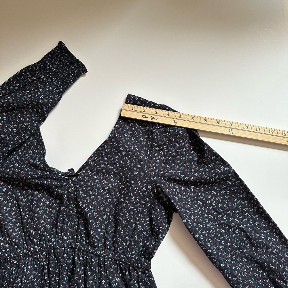 Madewell Black Peplum Long Sleeve Blouse size S - Picture 15 of 15